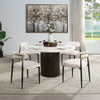 ACME Jaramillo Beige Linen & Black Side Chair (Set-2) Model DN02694
