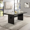 ACME Jaramillo Gold & Rustic Espresso Dining Table Model DN02695