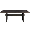 ACME Jaramillo Gold & Rustic Espresso Dining Table Model DN02695