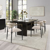 ACME Jaramillo Gold & Rustic Espresso Dining Table Model DN02695