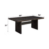 ACME Jaramillo Gold & Rustic Espresso Dining Table Model DN02695