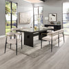 ACME Jaramillo Beige Linen & Black Bench Model DN02698