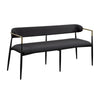 ACME Jaramillo Black Chenille & Black Bench Model DN02699A
