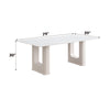 ACME Kalam Ceramic Top & Natural Dining Table Model DN02705