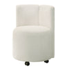 ACME Blayde White Chenille Side Chair with Swivel (Set-2) Model DN02866