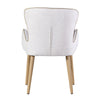 ACME Qwin Beige Boucle & Oak Side Chair (Set-2) Model DN02876