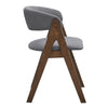 ACME Keiki Gray Fabric & Walnut Side Chair (Set-2) Model DN02916