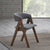 ACME Keiki Gray Fabric & Walnut Side Chair (Set-2) Model DN02916