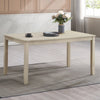 ACME Ferris Antique Bone White Dining Table Model DN02945