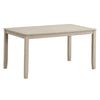 ACME Ferris Antique Bone White Dining Table Model DN02945