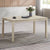 ACME Ferris Antique Bone White Dining Table Model DN02945