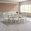 ACME Ferris Beige Linen & Antique Bone White Side Chair (Set-2) Model DN02946