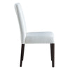 ACME Carena Light Gray Fabric White & Walnut Side Chair (Set-2) Model DN02956