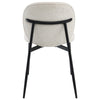 ACME Klaus White Boucle & Black Side Chair (Set-2) Model DN03046