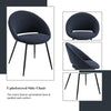 ACME Klaus Navy Boucle & Black Side Chair (Set-2) Model DN03047