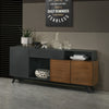 ACME Destin Walnut Server Model DN03078