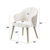 ACME Charity Gray Oak Side Chair (Set-2) Model DN03086