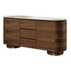 ACME Willene Ceramic Top & Dark Oak Server with Ceramic Top Model DN03148