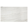 ACME Edwyn White Natural Marble Top & Espresso Dining Table with Natural Marble Top Model DN03195