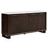 ACME Edwyn Natural Marble Top & Espresso Server with Natural Marble Top Model DN03198