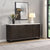 ACME Edwyn Natural Marble Top & Espresso Server with Natural Marble Top Model DN03198