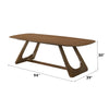 ACME Hoyte Walnut Dining Table Model DN03485