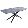 ACME Hester Ceramic Top & Black Dining Table Model DN03685