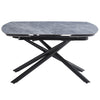 ACME Hester Ceramic Top & Black Dining Table Model DN03685