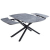 ACME Hester Ceramic Top & Black Dining Table Model DN03685