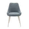 ACME Laela Blue Boucle & Bone White Side Chair (Set-2) Model DN03696