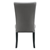 ACME Caralin Gray Synthetic Leather & Black Side Chair (Set-2) Model DN03706