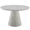 ACME Kacey Engineered Stone Round Dining Table Model DN03715