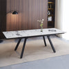 ACME Damita Ceramic Top & Black Dining Table Model DN03735