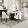 ACME Clayten Engineering Marble Top & Espresso Dining Table with Marble Top Model DN03940