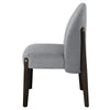 ACME Clayten Gray Chenille & & Espresso Side Chair (Set-2) Model DN03941