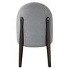 ACME Clayten Gray Chenille & & Espresso Side Chair (Set-2) Model DN03941