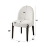 ACME Clayten Beige Chenille & & Espresso Side Chair (Set2) Model DN03942