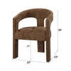 ACME Leonardo Brown Linen Arm Chair (Set-2) Model DN04016
