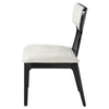 ACME Marioly White Chenille Side Chair (Set-2) Model DN04066