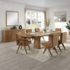 ACME Zoey Chocolate Chenille & Oak Side Chair (Set-2) Model DN04076