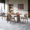 ACME Hadasa Light Brown Linen & Walnut Side Chair (Set-2) Model DN04167
