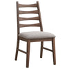 ACME Mayah Gray Linen & Walnut Side Chair (Set-2) Model DN04171