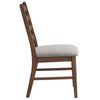 ACME Mayah Gray Linen & Walnut Side Chair (Set-2) Model DN04171