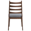 ACME Mayah Dark Gray Linen & Walnut Side Chair (Set-2) Model DN04172