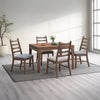 ACME Mayah Dark Gray Linen & Walnut Side Chair (Set-2) Model DN04172