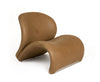 Modrest Donovan Modern Brown Leather Accent Chair Model VGOD & ZW-21106-BRN