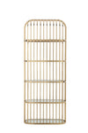 Modrest Doral Clear Glass & Gold Shelf Model VGZAZWJ118-GLD
