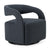 Modrest Dowsett Modern Charcoal Fabric Swivel Accent Chair Model VGRH-RHT-638-BLK