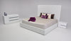 Elbrus White Modern Leather Platform Bed Model VGKCELBRUS-WHT