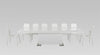 Modrest Bono "T" Modern White Extendable Dining TableModel VGGU-BONO2